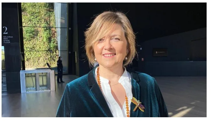 La presidenta de la Asociación de Agencias de Viajes de Gipuzkoa, Bidaikide, Lorea Uranga